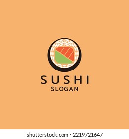 Sushi logo icon design templet and vector