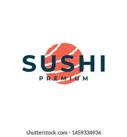 Sushi logo and icon design vector.