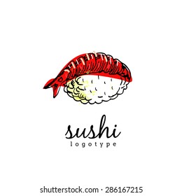 Sushi logo illustration
