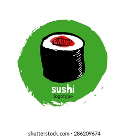 Sushi logo illustration