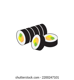 Sushi-Logo-Vektorgrafik frei