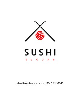 Sushi Logo, Japanese Food, Asian Food Restaurant Icon