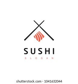 Sushi Logo, Japanese Food, Asian Food Restaurant Icon