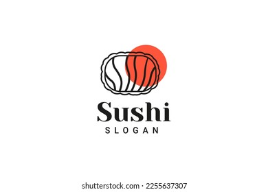 Sushi Logo Japanese Food Restaurant Design Inspiration Template