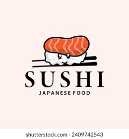 Sushi logo simple design sushi japanese food icon template product japanese cuisine