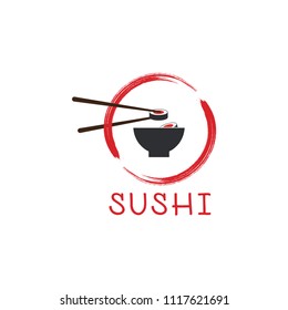 Sushi logo template