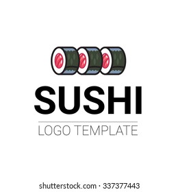 Sushi logo template