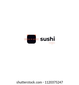 Sushi logo. vector