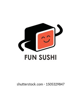 sushi logo, vector design template
