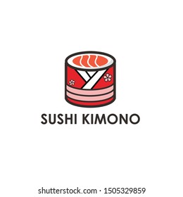 sushi logo, vector design template