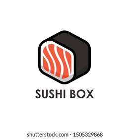 sushi logo, vector design template