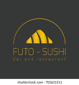 Sushi logo vector illustration element. Futo sushi