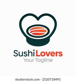 Sushi Lovers Modelo de design de logotipo. Bom para negócios, agência, comunidade e organização