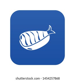 Sushi lunch icon. Simple illustration of sushi lunch vector icon for web