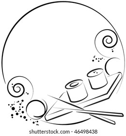 sushi menu background