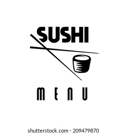 sushi menu illustration