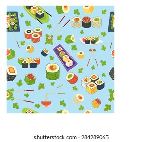 sushi pattern