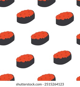 sushi pattern background. Japanese food seamless pattern background. sushi seamless pattern background. 