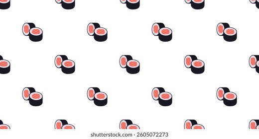 sushi pattern background. sushi seamless pattern background. Japanese food seamless pattern background.