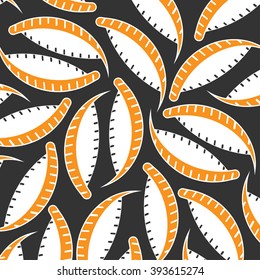 sushi pattern on dark background flat style. fast food. japanese cuisine