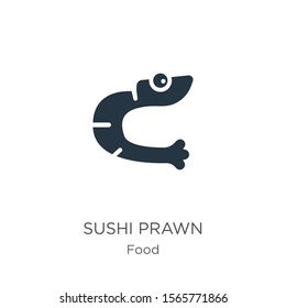 Sushi prawn icon vector. Trendy flat sushi prawn icon from food collection isolated on white background. Vector illustration can be used for web and mobile graphic design, logo, eps10