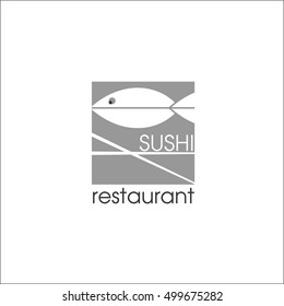 Sushi restaurant logo