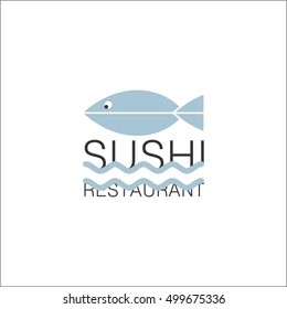 Sushi restaurant logo