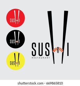 Sushi restaurant logo