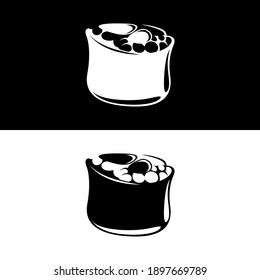 Sushi Rice Japan Illustration Logo