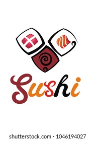 Sushi roll. Concept of snack