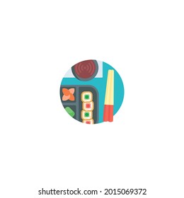 sushi roll Icon Isolated On White Background