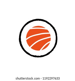 Sushi roll logo
