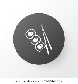 Sushi rolls icon symbol. Premium quality isolated maki element in trendy style.