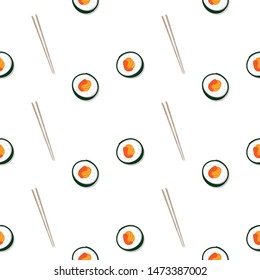 sushi sashimi japan food graphic object pattern background