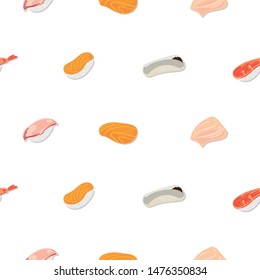 sushi sashimi japan food graphic object pattern background