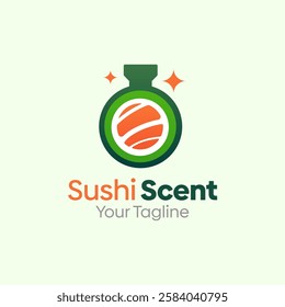 Sushi Scent Logo Design Template. Good for Business, Agency, Community and Organization