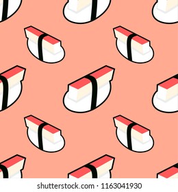 Sushi seamless pattern