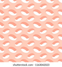 Sushi seamless pattern