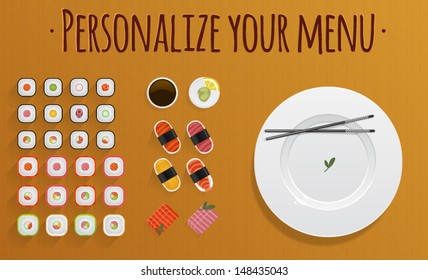 Sushi set