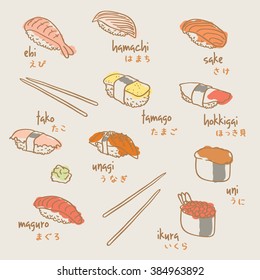 Sushi Name Images Stock Photos Vectors Shutterstock