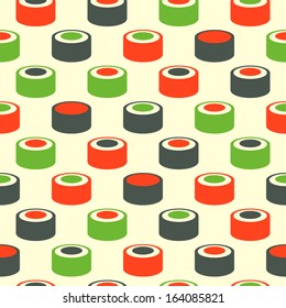 Sushi simple pattern