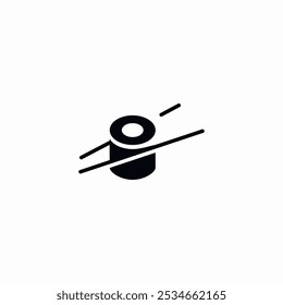 sushi sticks icon sign vector