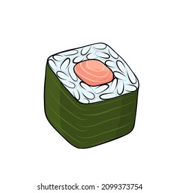 sushi tekkamaki for for Japanese cuisine card design