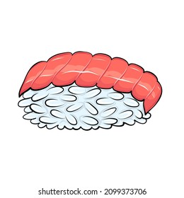 sushi toro for for Japanese cuisine card design