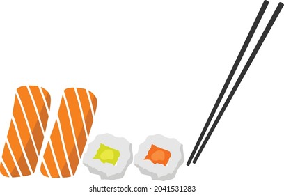 Sushi is a traditional food that comes from Japan and is famous all over the world
