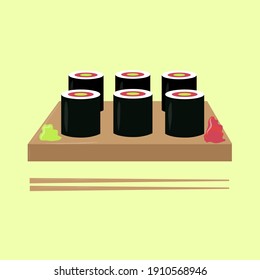 Sushi - vector clip art