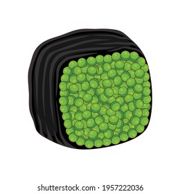 Sushi Vector in Flat Design Style