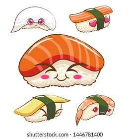 sushi vector graphic clipart design