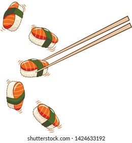 sushi vector graphic design clipart