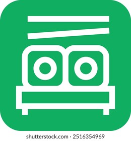 Ilustração de design de ícone de vetor Sushi